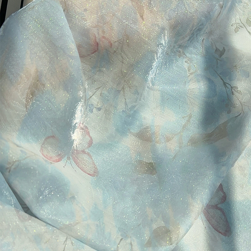 Sewing Garments - Tissu imprimé numérique jacquard floral de