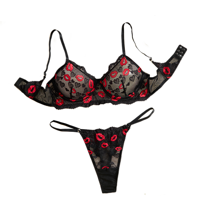 Sewing Nylon - Ensemble de lingerie sexy en dentelle
