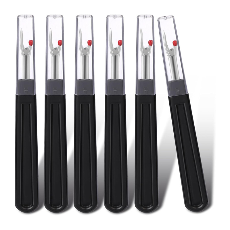 Seam Ripper Tool - Lot de 6 découseurs noirs, outil