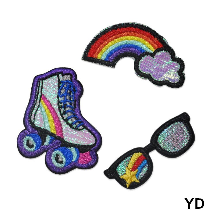 Patch brodé arc-en-ciel, 10 pi - Sewing Id avis et prix