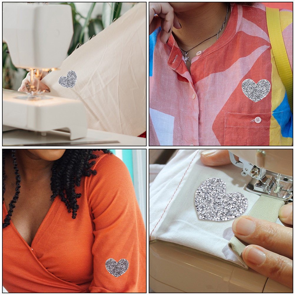 10 pièces, patchs brodés en fo - Sewing Recycle avis et prix