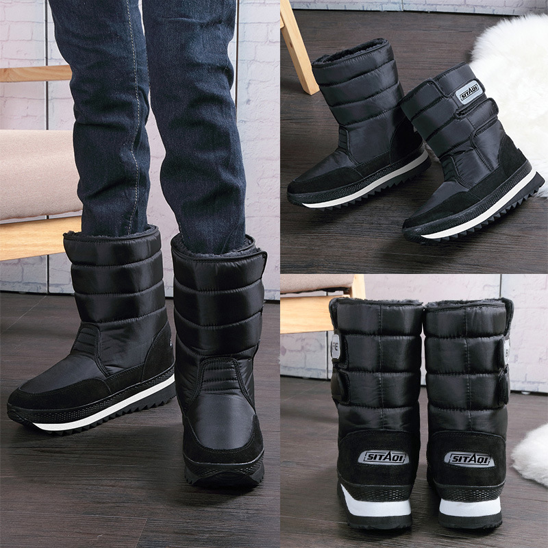 Hommes bottes de neige plate-f - Sewing Nylon avis et prix